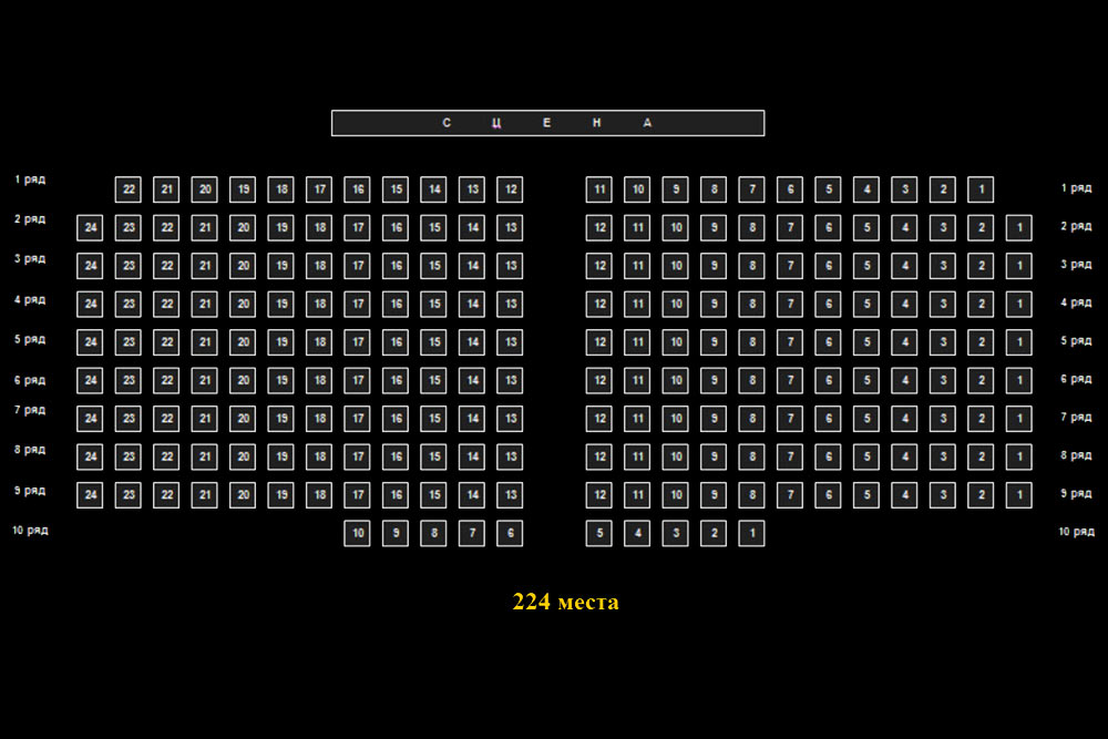 Театр студии минска. Театр-студия киноактера Минск зал. Схема зала кинотеатра. Места в кинотеатре схема. Студия театрального искусства схема зала.