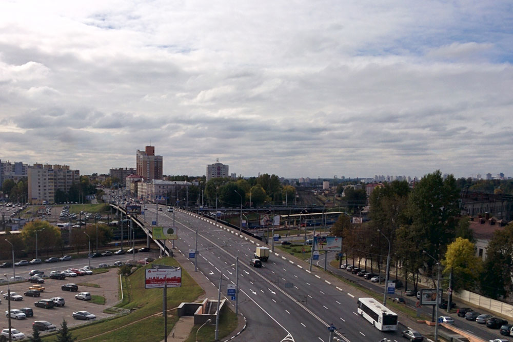 Мост на улице Московской в Минске