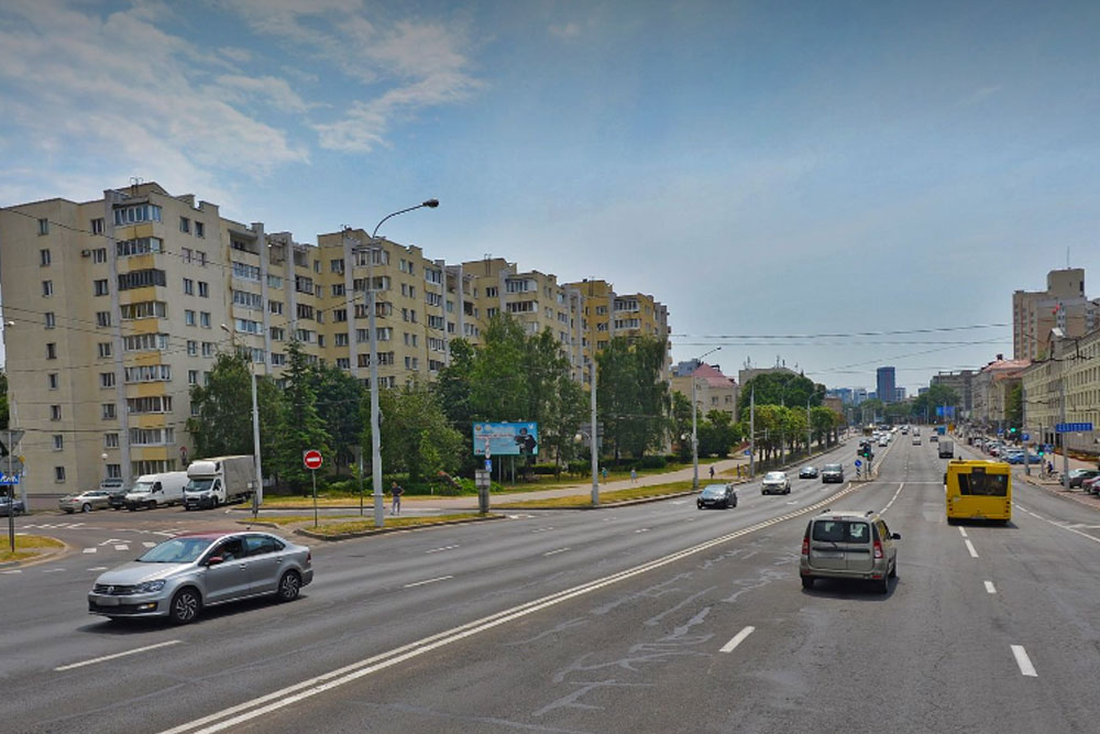 Ремонт путепровода  в центре Минска