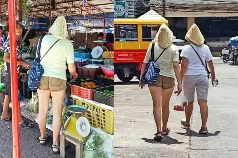 В Таиланде модницы с необычным головным убором