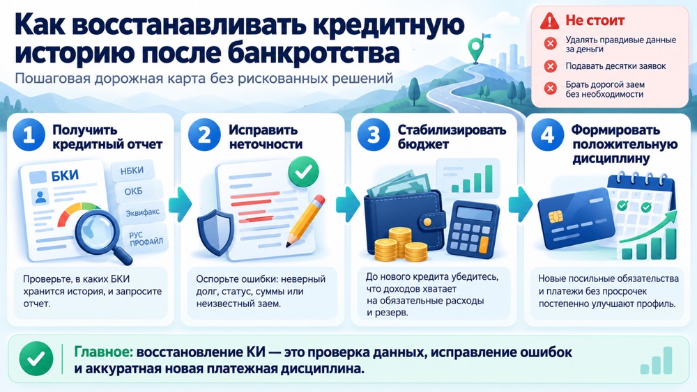 Как подготовиться к подаче заявки на кредит после банкротства Мужчина русской внешности внимательно готовит документы для одной заявки на кредит после завершения процедуры банкротства.