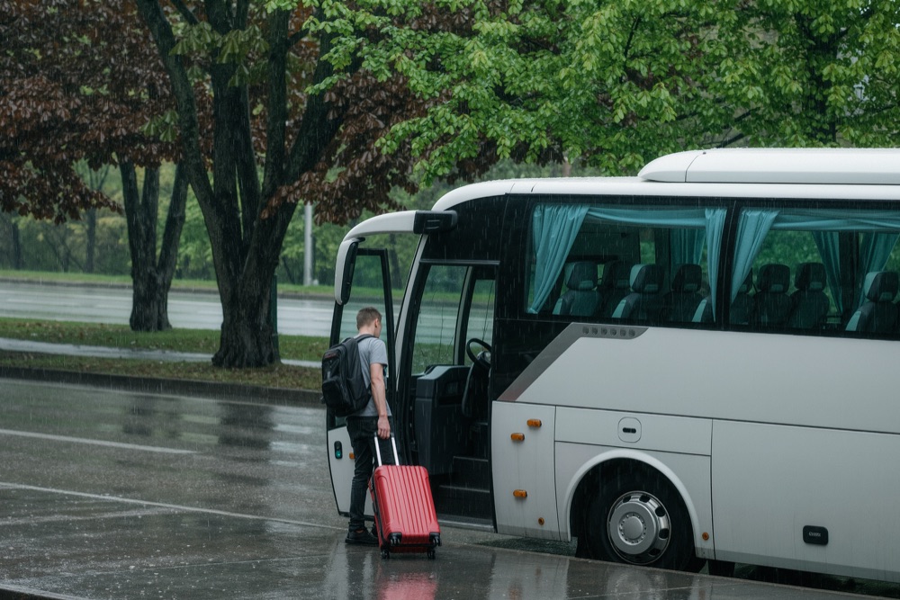 Как проходит посадка на международный автобус Посадка на автобус